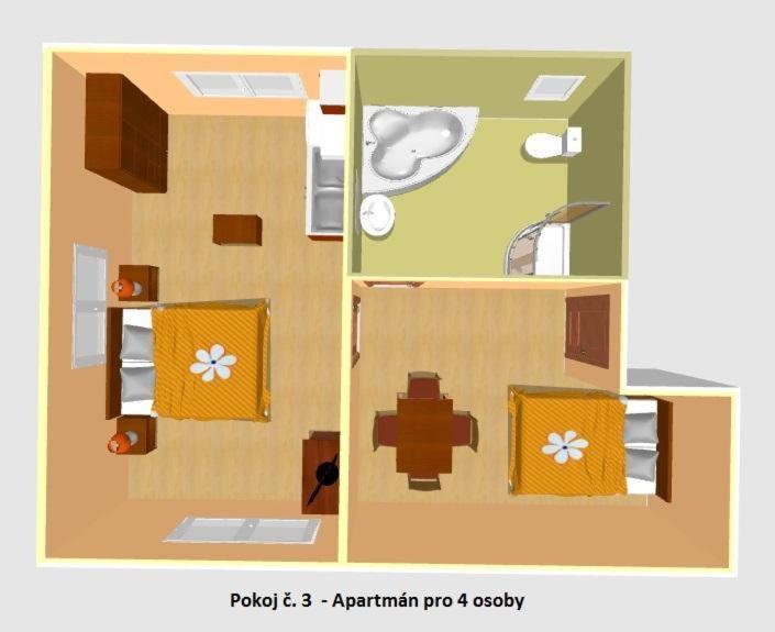 Cerny Kocour Apart Hotel Sarovy Esterno foto